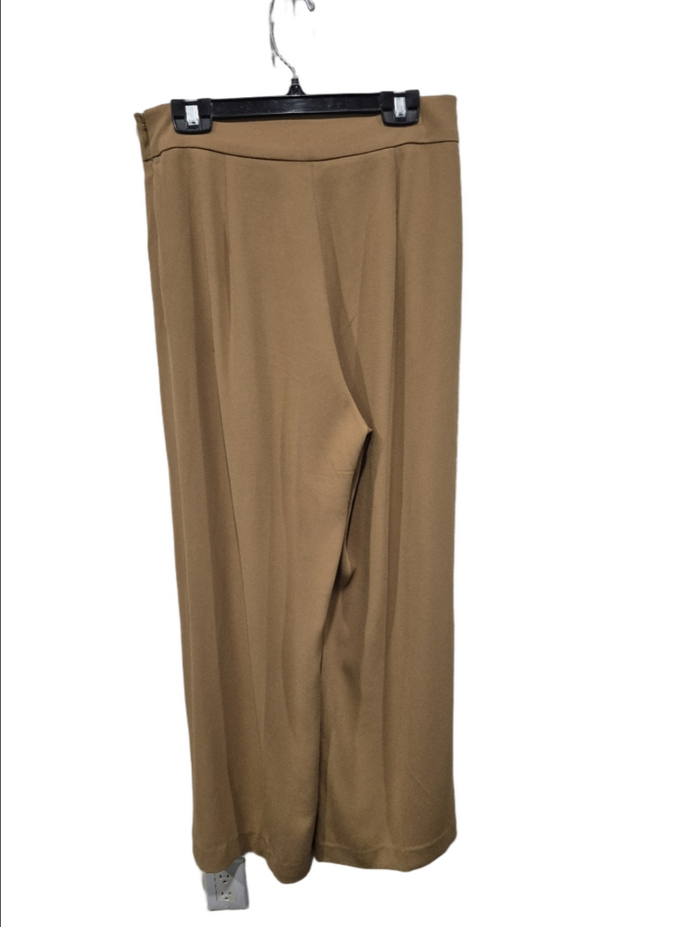 Aritzia Babaton Lincoln Pant Wide Leg Japanese Crepe Tan 8 - Picture 6 of 7